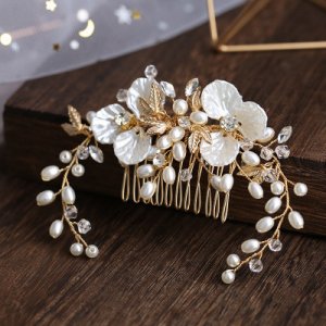 The Fashion Flower Design of Wedding Bridal Hair Combs